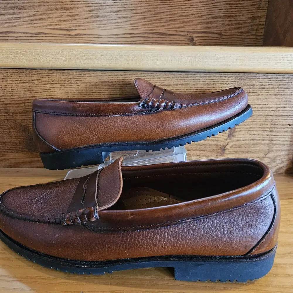 Allen Edmonds Holton Penny Loafer Dress Shoe Mens Sz 10D Leather Brown 42205 USA